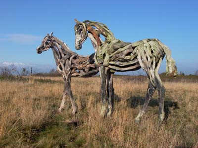 Shangrala's Driftwood Horses