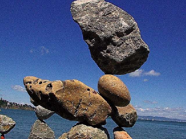 Shangrala's Rock Balancing Art