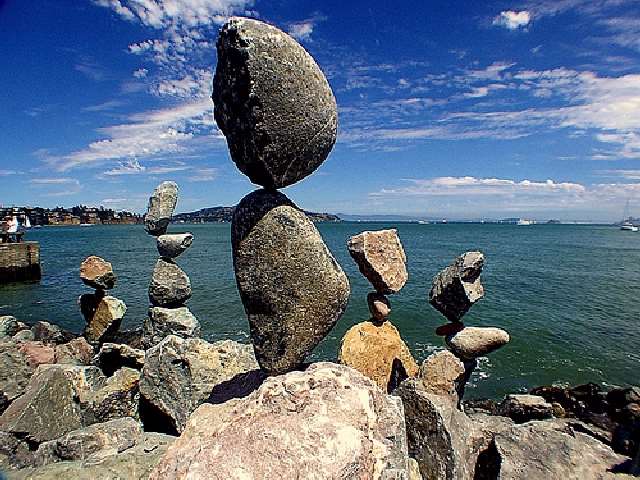 Shangrala's Rock Balancing Art